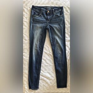 American Eagle Outfitters Dark Blue Skinny Jeans